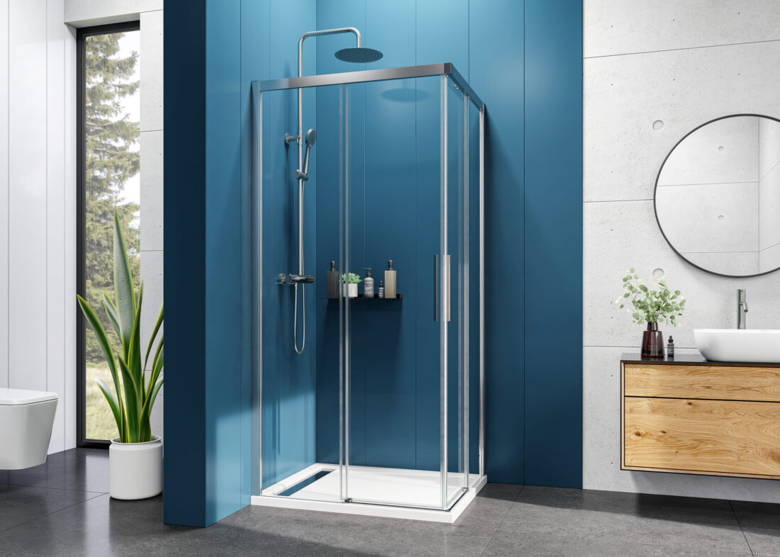 Aquatek WELLNESS R14 100×80, WELLNESS R04 100×90 – obdĺžnikový sprchový kút