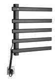 ELCOR elektrický sušiak uterákov 480x520x50 mm, 63 W, čierna mat