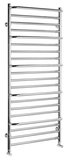MANISA vykurovacie teleso 600x1328mm, s piatimi madlami pre uterák, chróm
