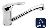 AQUALINE 35 umývadlová batéria s otočnou hubicou, WATER-SAVING kartuša, chróm