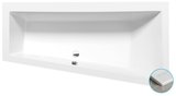 ANDRA R SLIM asymetrická vaňa 170x90x45cm, biela
