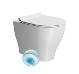 TONO WC misa stojaca, Geniusflush, 36x53cm, spodný/zadný odpad, biela dual-mat