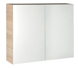 SAPHO VEGA galérka 80x70x18cm, dub platin – zrkadlová skrinka