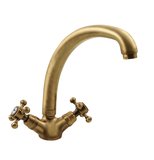 ANTEA stojánkova drezová batéria s vysokou hubicou, výška 265mm, bronz