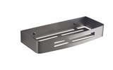 SMART polička do sprchy, 300x45x128mm, gun metal