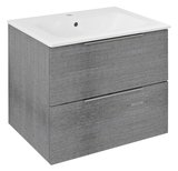 CIRASA umývadlová skrinka 59,2x52x46cm, dub strieborný