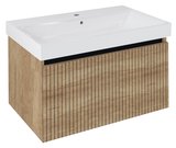 NELIO STRIP umývadlová skrinka 76,5x44x49cm, dub alabama