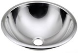 Nerezové zapustené umývadlo, priemer 405mm
