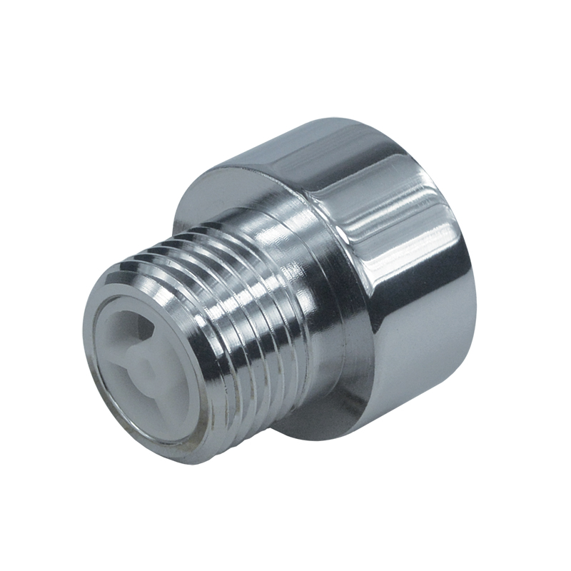 Mereo Prechodka chrómovaná 3/4"x1/2" so spätnou klapkou – náhradný diel k batérii