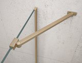SAPHO VARIO rohová vzpera 650mm, zlato mat – profil / príslušenstvo k sprchovému kútu