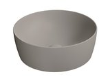 NUBES keramické umývadlo na dosku, priemer 40cm, tortora mat