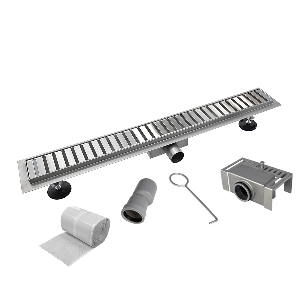Mereo Odtokový sprchový žľab 70 cm, vr. roštu STRIP
