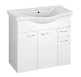 KERAMIA FRESH umývadlová skrinka 74,5x74x34,7cm, biela