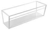 SKA konzola pod umývadlo/pod dosku 1200x400x460mm, biela mat, s bielou MDF policou