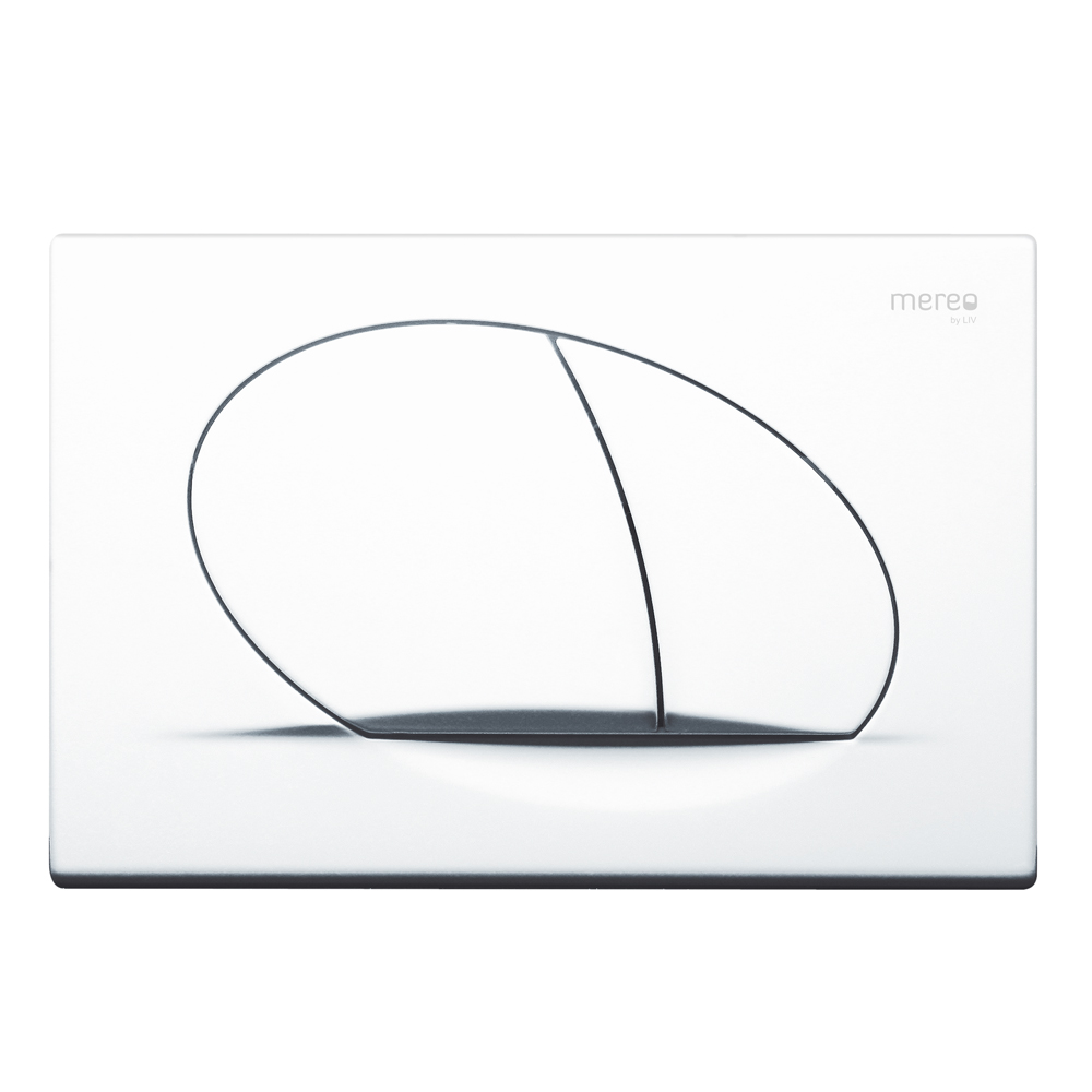 Mereo Nova ovladacie tlačítko, biela, 255x177x18 mm – ovládacie tlačidlo WC