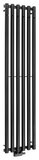 PILON vykurovacie teleso 418x1800mm, so 6 háčikmi, čierna mat