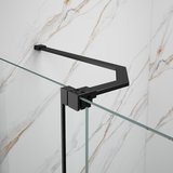 SAPHO SPIRIT BLACK rohová vzpera 800mm – profil / príslušenstvo k sprchovému kútu