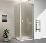 SIGMA SIMPLY obdĺžniková sprchová zástena pivot dvere 900x700mm L/P varianta, Brick sklo