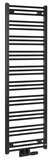 SAPHO ALBRECHT vykurovacie teleso 500x1570 mm, stredové pripojenie, čierna matná – kúpeľňový radiátor