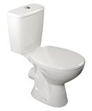JUAN WC kombi misa, dvojtlačidlo, zadný odpad, biela