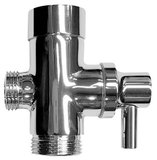 Prepínač sprchového stĺpu F3/4"-M1/2 ‚xM3/4‘, chróm