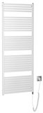 SAPHO TONDI-E elektrické vykurovacie teleso, rovné, 600x1690 mm, 800 W, biela – elektrický sušiak uterákov