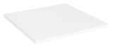 EMONA doska DTDL 40x1,8x40cm, biela lesk