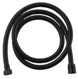 POWERFLEX kovová sprchová hadica, 150cm, čierna mat