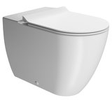 PURA WC mísa kombi spodný/zadný odpad, Swirlflush, 36x63cm, biela dual-mat