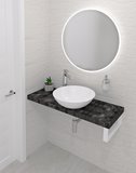 AVICE doska pod umývadlo 90x36cm, hrúbka 5cm, štiepaný kameň