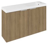 LATUS X umývadlová skrinka 78,8x50x22cm, dub cuneo
