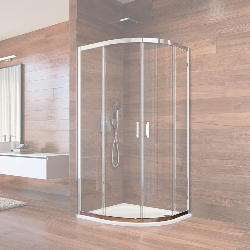 Mereo Vodiaci profil (oblúk), biely, pre CK608B.K, 90x90x190 cm