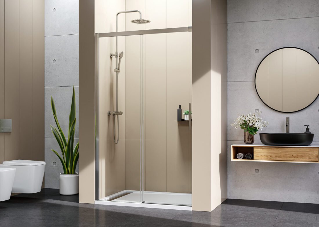 Aquatek WELLNESS B2 100-180 – pevná bočná stena