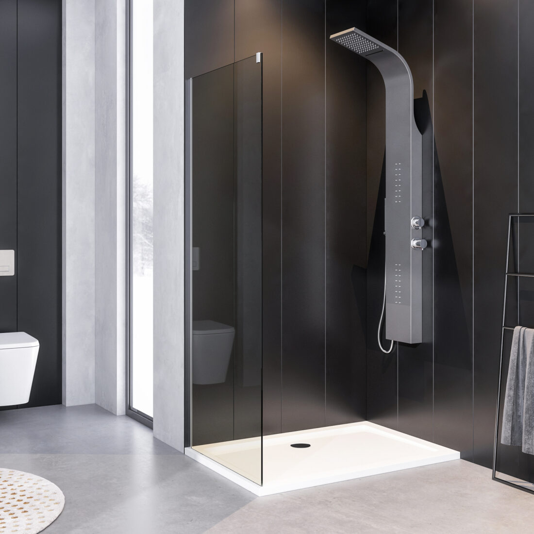 Aquatek ZEUS F1 70 – 100 – štvorcový sprchový kút