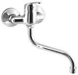 AQUALINE 35 nástenná batéria, 100mm rozteč, ramienko-S, chróm