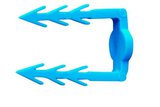SAPHO Plastová príchytka kábla