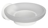 X-ROUND WHITE mydlenička, mliečne sklo, biela mat