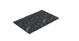 ALTACERAMICA keramická doska 80x2x49cm, 1 otvor na odtok, mramor/čierna mat