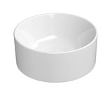 KUBE X keramické umývadlo na dosku, priemer 32cm, biela ExtraGlaze