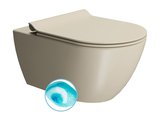 PURA závesná WC misa, Swirlflush, 36x55cm, creta dual-mat
