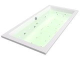 COLORTERAPIE RGB vnútorné bodové farebné osvetlenie vane, 8 LED diód