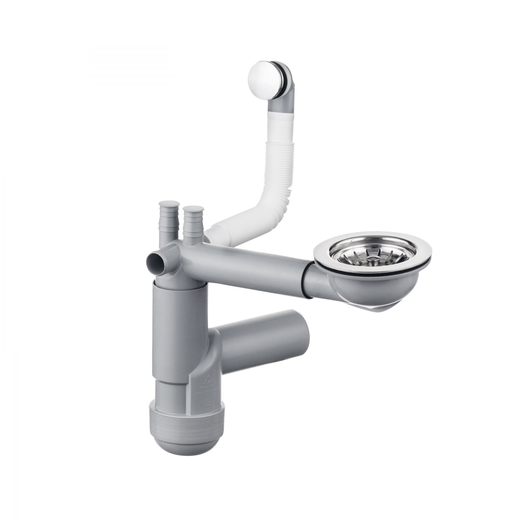 Deante Space-Saver Lux - Syfon do zlewozmywaka granitowego 1-komorowego - Space-Saver