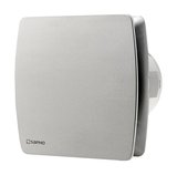 LEX kúpeľňový axiálny ventilátor s časovačom, 15W, potrubie 100mm, nerez mat