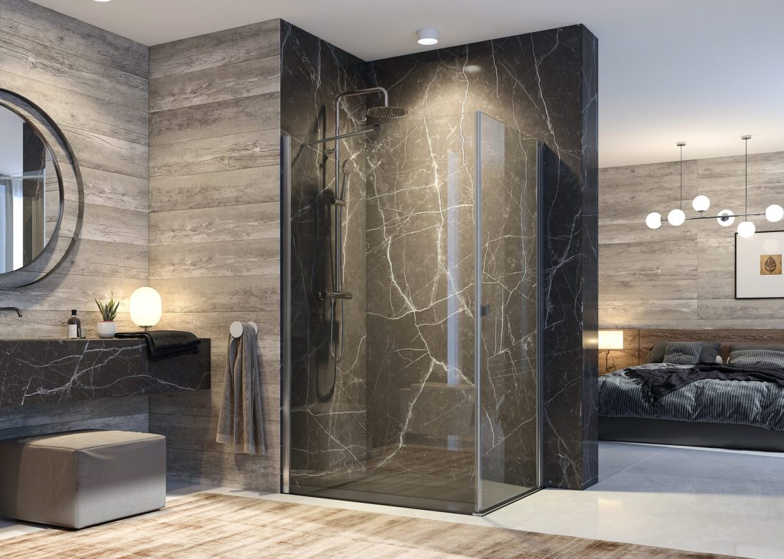 Aquatek GLASS R21 120×80 • GLASS R31 120×90 – štvorcový sprchový kút