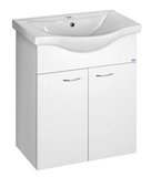 KERAMIA FRESH umývadlová skrinka 60,6x74x34cm, biela