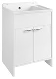 Skrinka pod výlevku 58,2x78x38,3cm, plast, biela