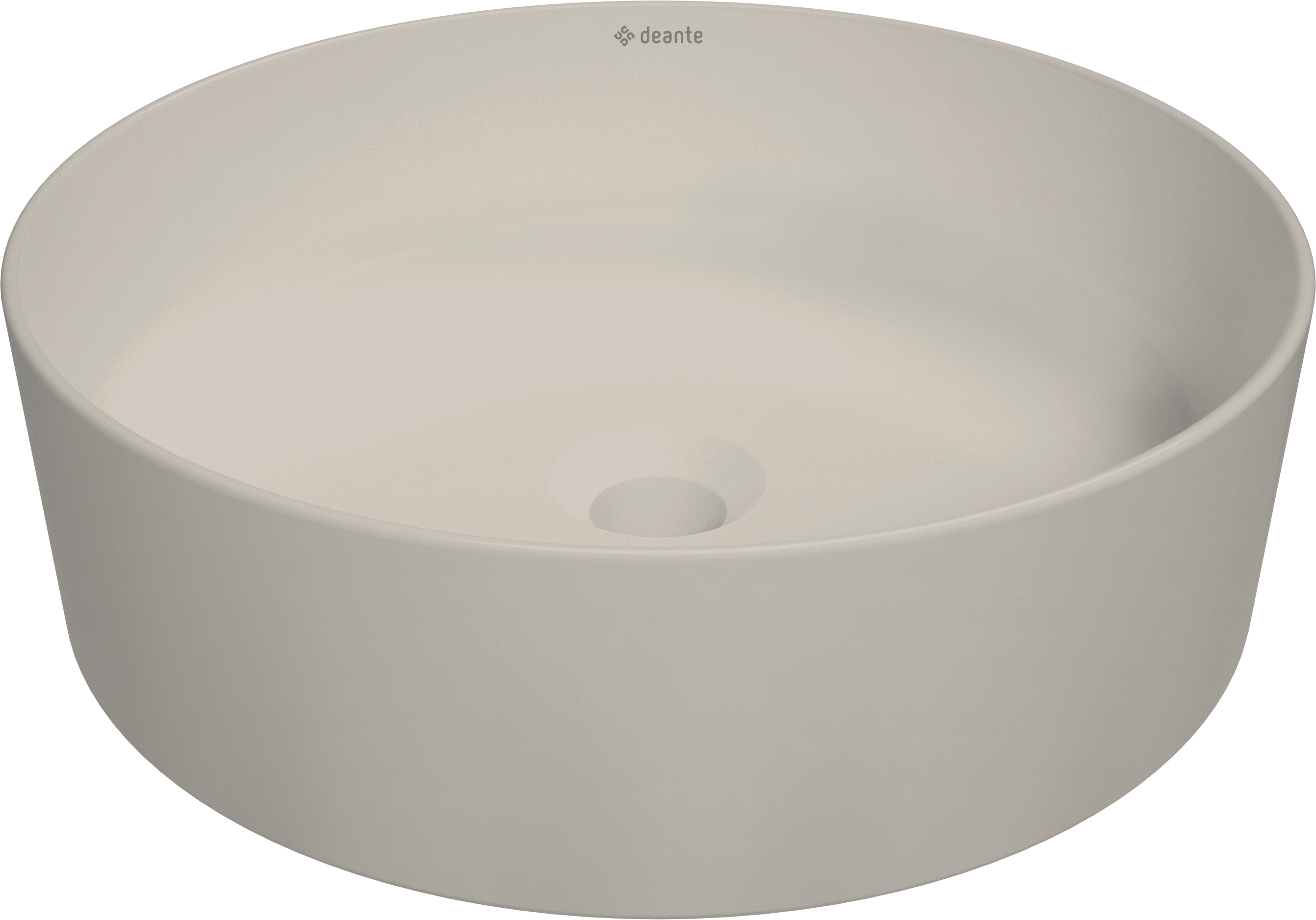 Deante Round - Umywalka ceramiczna nablatowa – umývadlo na dosku