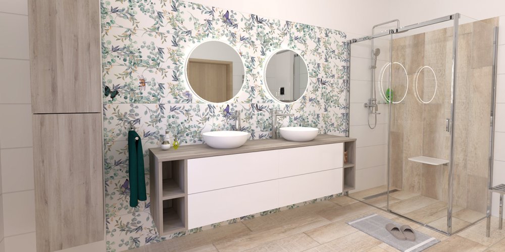 Mereo Greenwood Navy Floral