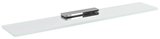 Sklenená polička 600mm, chróm/číre sklo