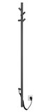 PASADOR elektrický sušiak uterákov, guľatý, 150x1500mm, 30 W, gun metal